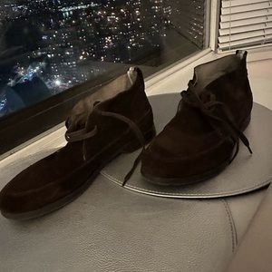 Ferragamo Suede Chukka Boots 9
